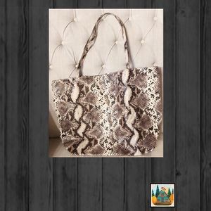 Saks Fifth Avenue Snakeskin Bag